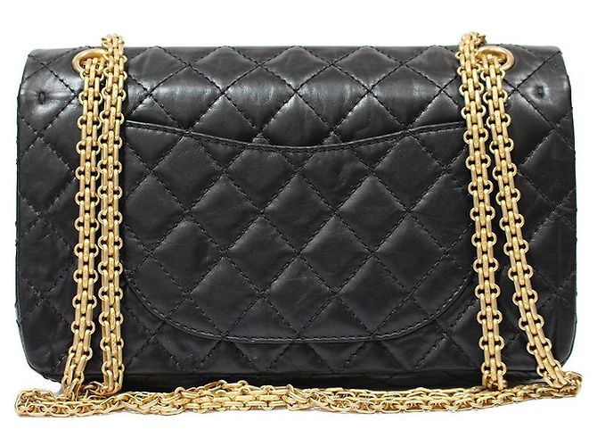 Chanel Handtaschen Schwarz Gold hardware - Ansicht 3