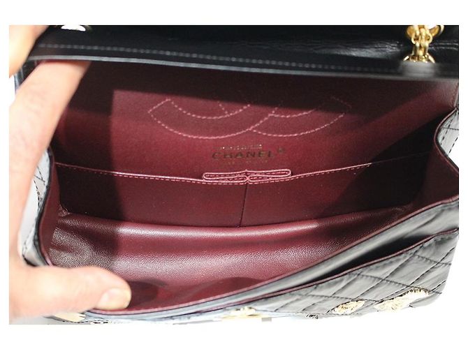 Chanel Handtaschen Schwarz Gold hardware - Ansicht 5