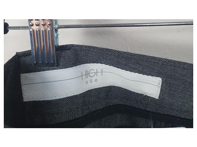 Pantalones grises High - vista 10
