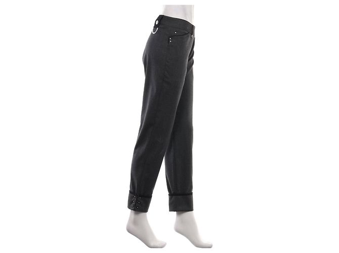 Pantalones grises High - vista 3