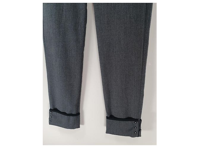 Pantalones grises High - vista 6
