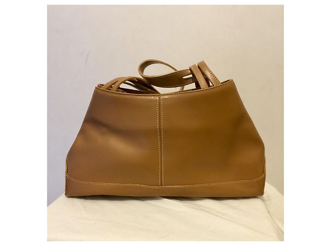 Borsa a mano Tod's marrone chiaro con borchie - vista 4