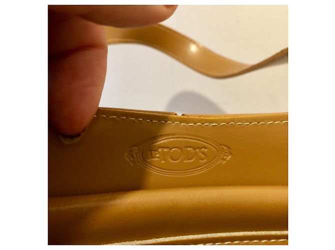 Borsa a mano Tod's marrone chiaro con borchie - vista 7