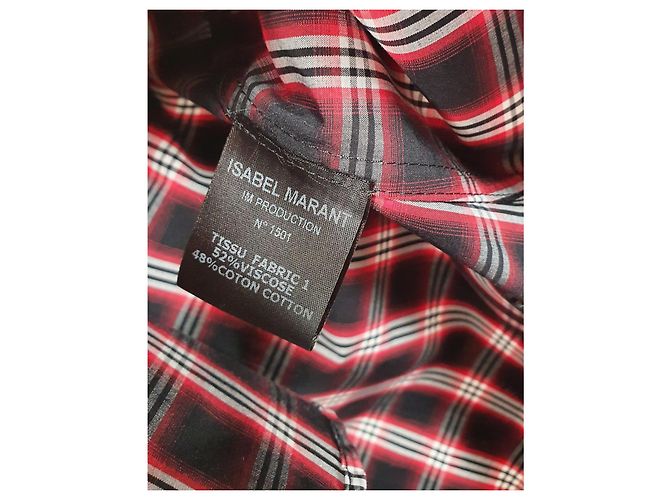 Camicia Isabel Marant Etoile Cotone Viscosa Multicolore - vista 8