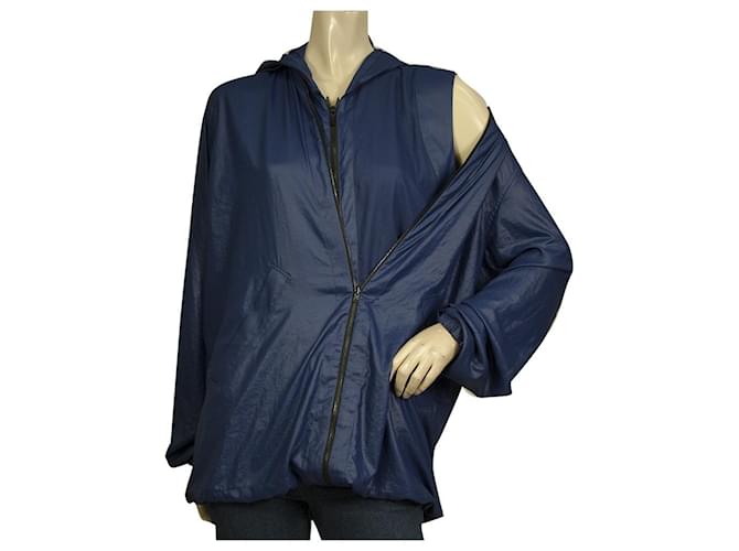 Barbara Bui Blue Polyester Trench One Piece Pullover Größe 38 / S Blau - Ansicht 2