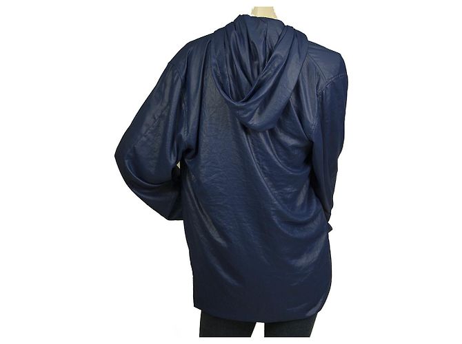 Barbara Bui Blue Polyester Trench One Piece Pullover Größe 38 / S Blau - Ansicht 3