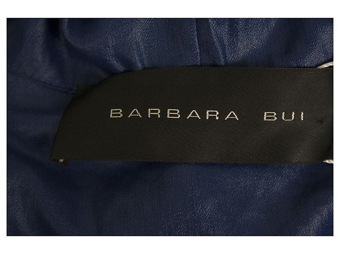 Barbara Bui Blue Polyester Trench One Piece Pullover Größe 38 / S Blau - Ansicht 4