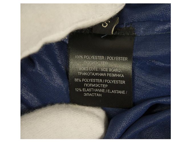 Barbara Bui Blue Polyester Trench One Piece Pullover Größe 38 / S Blau - Ansicht 6
