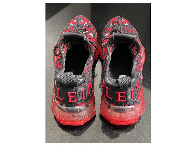 Philipp Plein Turnschuhe Neu Rot - Ansicht 5