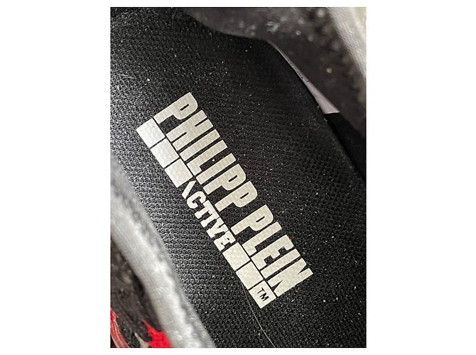 Philipp Plein Turnschuhe Neu Rot - Ansicht 6