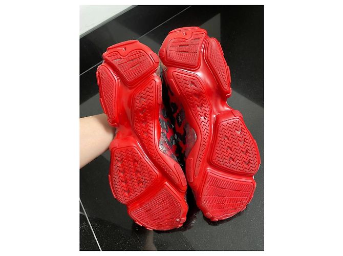 Philipp Plein Turnschuhe Neu Rot - Ansicht 7