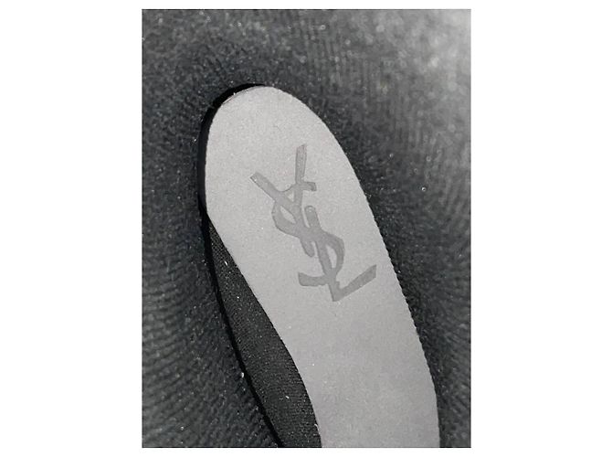 Saint Laurent Botas De Goma Nuevo Castaño Beige - vista 4