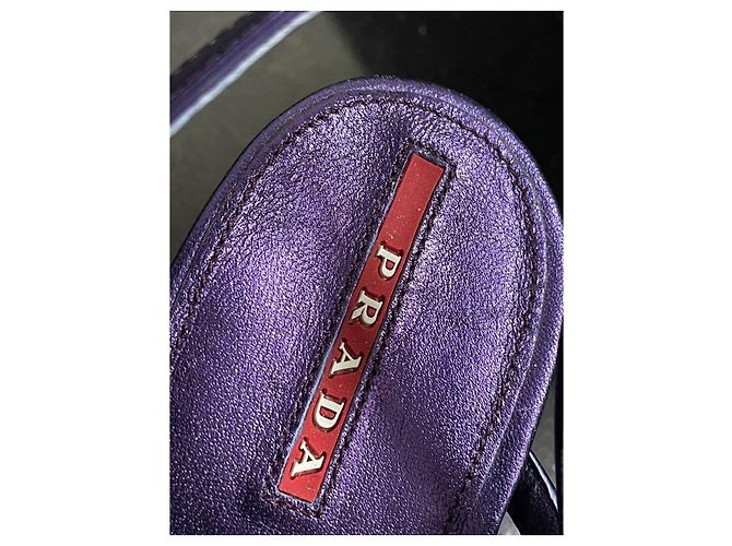 Prada Leder Pumps Lila Lavendel Größe 40.5 - Ansicht 4