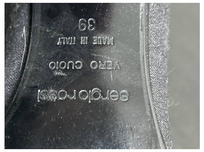 Sergio Rossi Absatzschuhe Grau aus Polyester Größe 39 - Ansicht 4