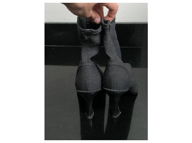 Sergio Rossi Absatzschuhe Grau aus Polyester Größe 39 - Ansicht 5