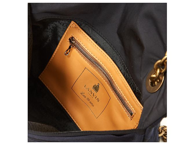 Lanvin HAPPY BAG RIBBONS ELBAZ BLACK NAVY - vue 6