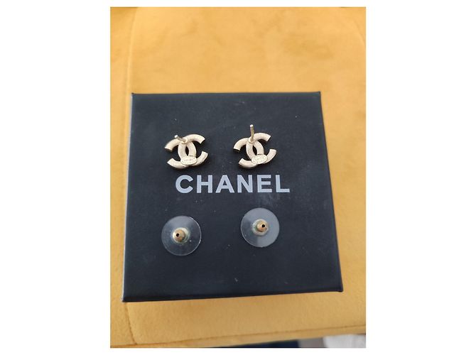 Chanel Brincos Dourado - vista 2