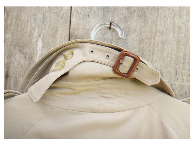 trench da uomo vintage Burberry 54 Beige - vista 3