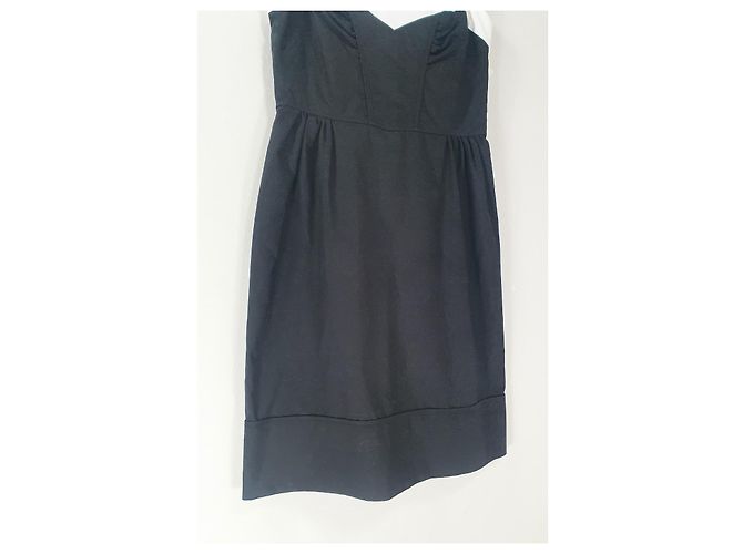 Sportmax Kleid schwarz weiß Baumwolle - Ansicht 3