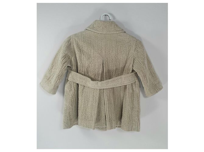 Autre Marque I Pinco Pallino Mantel Beige Baumwolle Mädchen - Ansicht 3