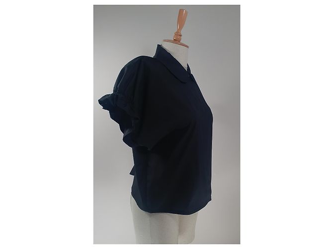 Cos Top Chemise Nera Nero - vista 2