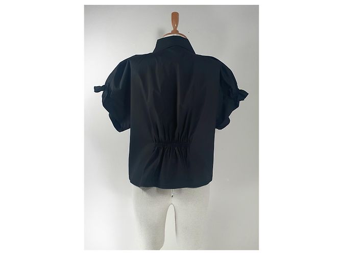Cos Top Chemise Nera Nero - vista 3