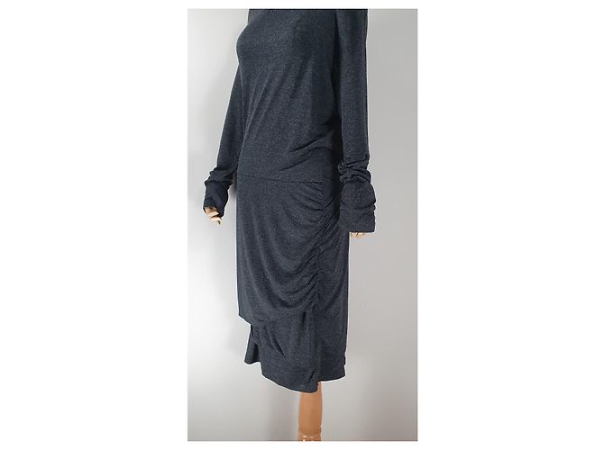 Day Birger & Mikkelsen Day Kimie Kleid Dunkelgrau Anthrazitgrau - Ansicht 3