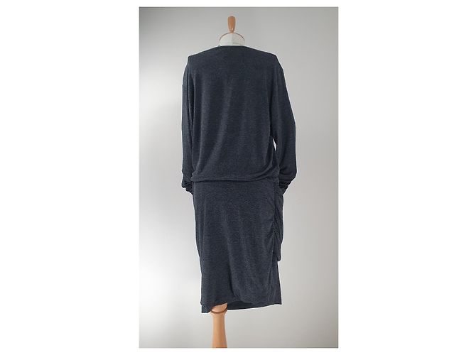 Day Birger & Mikkelsen Day Kimie Kleid Dunkelgrau Anthrazitgrau - Ansicht 5