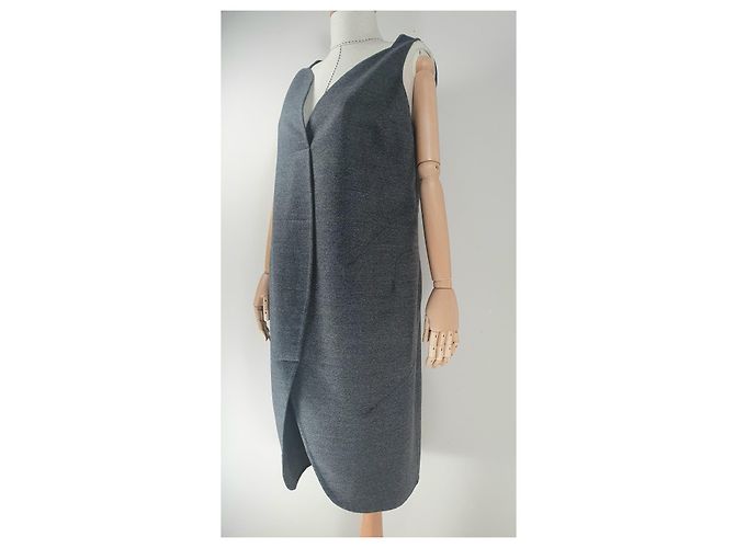 Yves Saint Laurent Wollkleid Grau - Ansicht 2