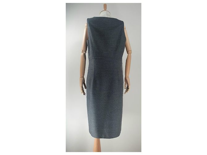 Yves Saint Laurent Wollkleid Grau - Ansicht 3