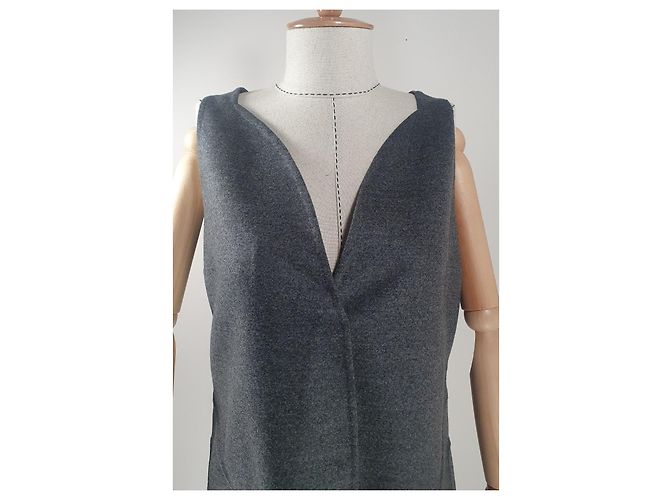 Yves Saint Laurent Wollkleid Grau - Ansicht 5
