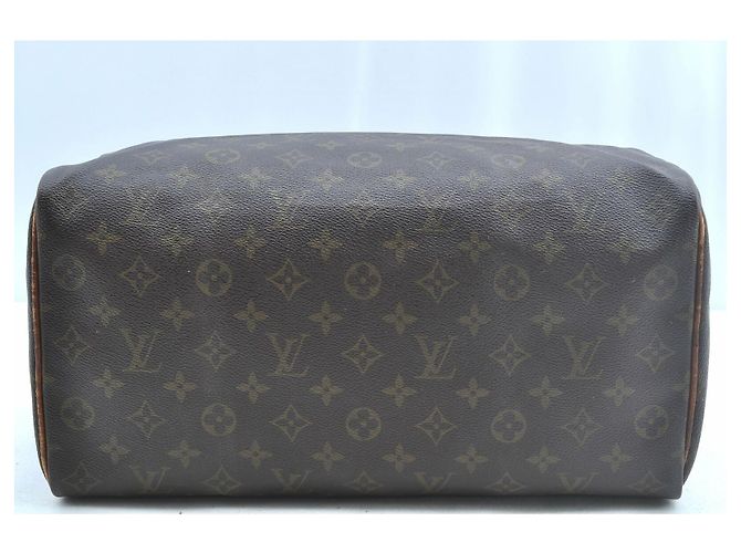 Monceau Authentische Louis Vuitton Monogram Speedy 35 Handtasche M.41524 LV G0137 Braun - Ansicht 3