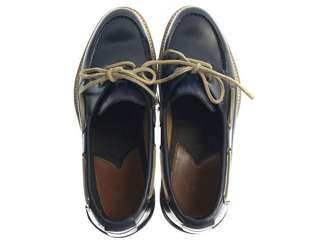 Chaussures de pont Paul Smith / Royaume-Uni7 / NVY / Cuir - vue 4