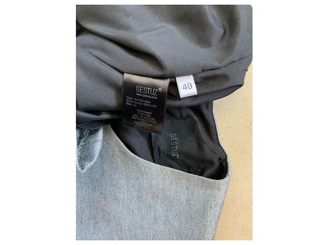 Gestuz Ärmelloses Kleid Grau Größe 40 - Ansicht 3