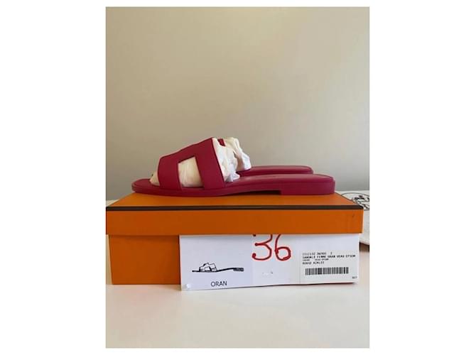 Oran Hermès Sandalen Pink - Ansicht 2
