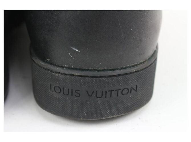 Louis Vuitton Herren 10 US Schwarzer Monogramm Eclipse Luxemburg Sneaker - Ansicht 5