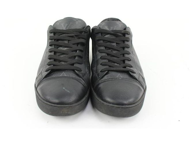 Louis Vuitton Herren 10 US Schwarzer Monogramm Eclipse Luxemburg Sneaker - Ansicht 6