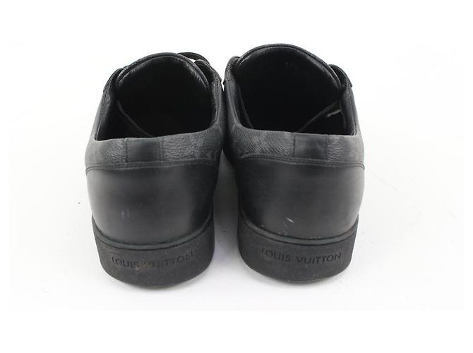 Louis Vuitton Herren 10 US Schwarzer Monogramm Eclipse Luxemburg Sneaker - Ansicht 7