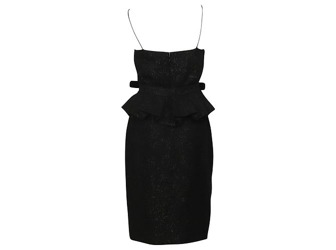 Bottega Veneta Vestido Shift com Cinto em Viscose Preta Preto - vista 3