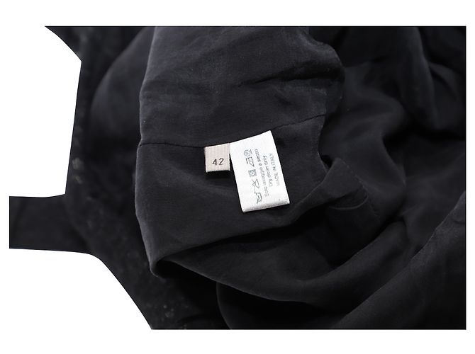 Bottega Veneta Vestido Shift com Cinto em Viscose Preta Preto - vista 4