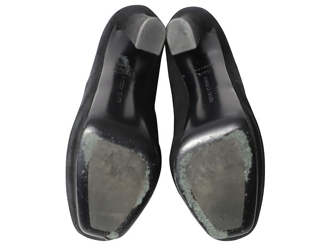 Stivaletti Bottega Veneta in Pelle Scamosciata Nera Nero - vista 5