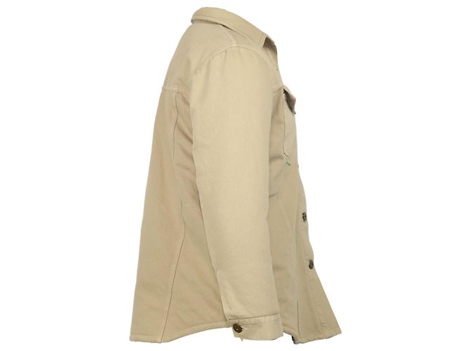 Jaqueta Faux Shearling forrada Nanushka em algodão bege Marrom - vista 3
