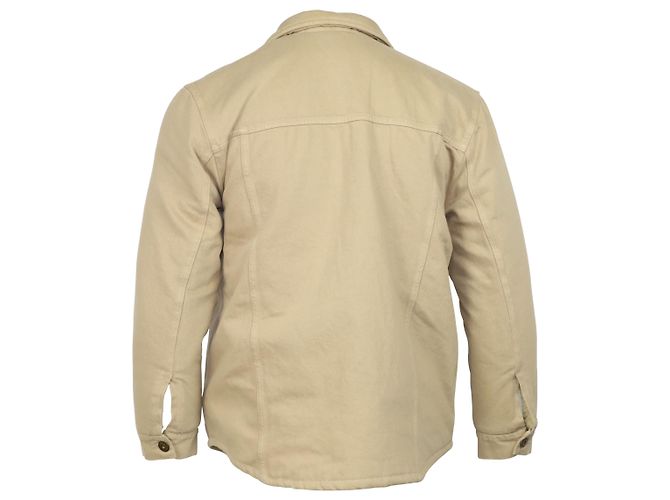 Jaqueta Faux Shearling forrada Nanushka em algodão bege Marrom - vista 4