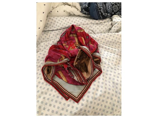 Louis Vuitton Scialle viso sempre più foderato Marrone - vista 2