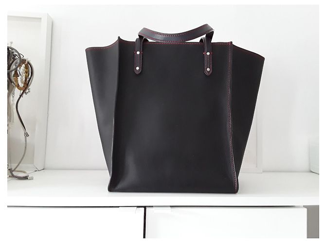 Borsa tote Sonia Rykiel in pelle nera reversibile Nero - vista 4