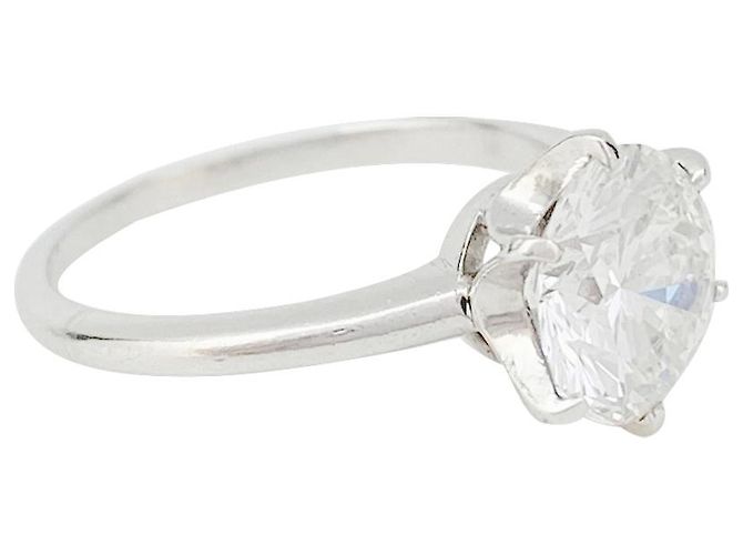 inconnue Platin- und Diamant-Solitär, 2,23 Karat. - Ansicht 4