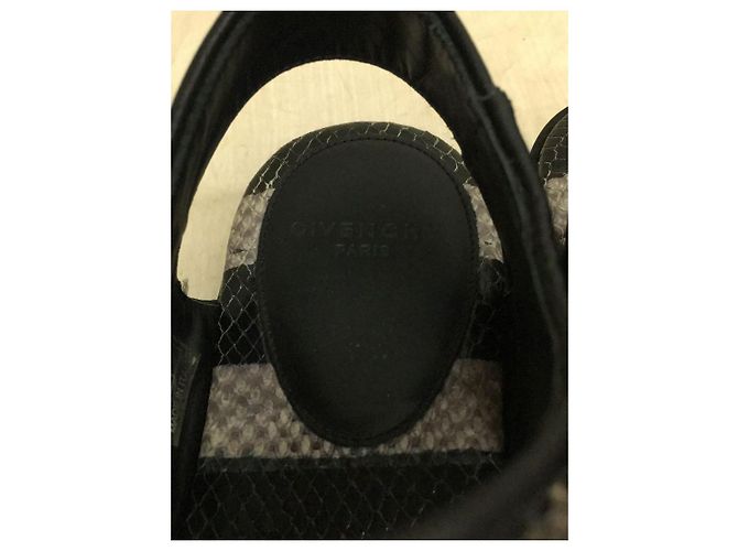 GIVENCHY Python leather / air sole / strap sandals / sandals / 41 / Black - view 8
