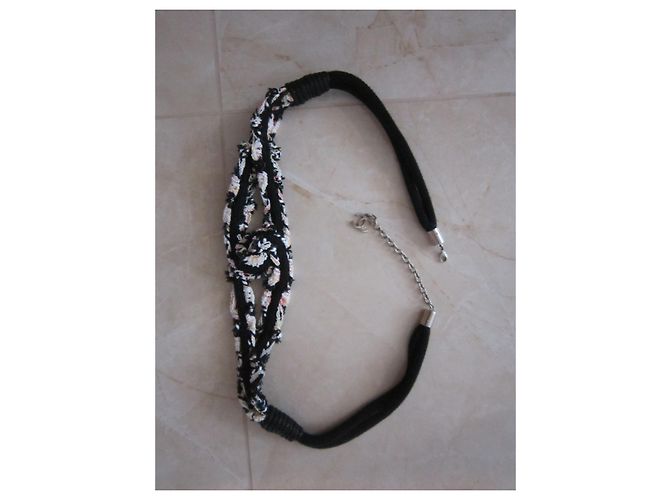 Cinturón Chanel de cuerda negro 80 cm - vista 2