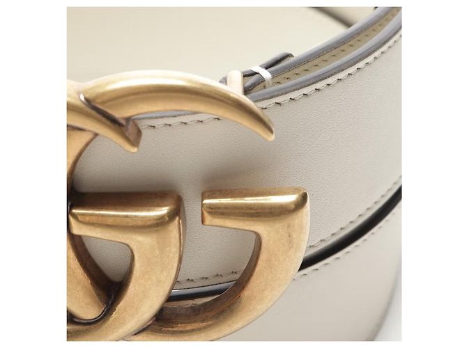Gucci CINTURÓN DE PIEL CON HEBILLA GG - vista 2