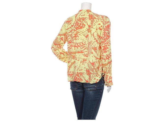 Bitte Kai Rand Top Amarillo Naranja de Viscosa Talla 38 - vista 2